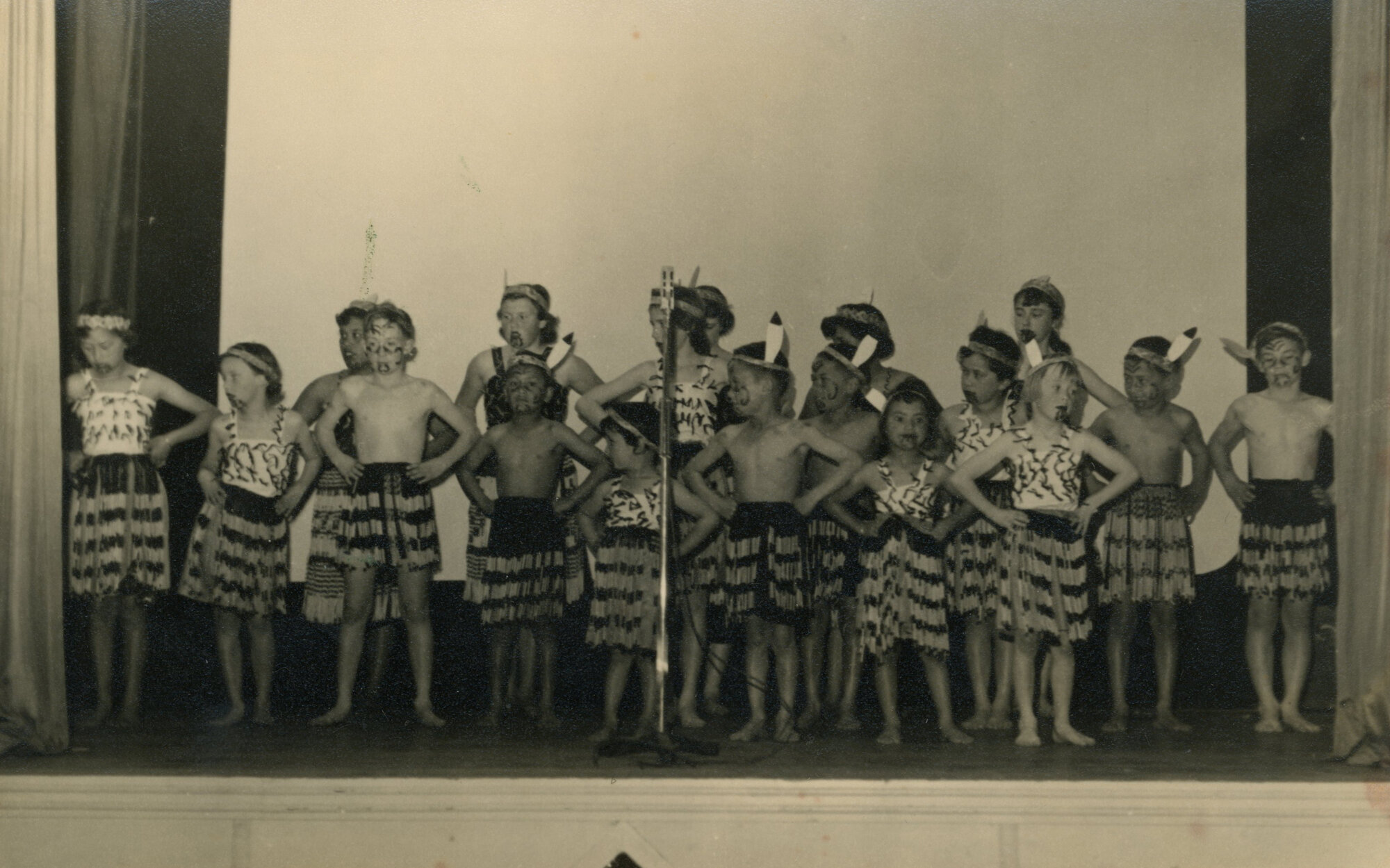 Maymorn School Pupils Performing on Stage at Mayfair Theatre; 1955-1956