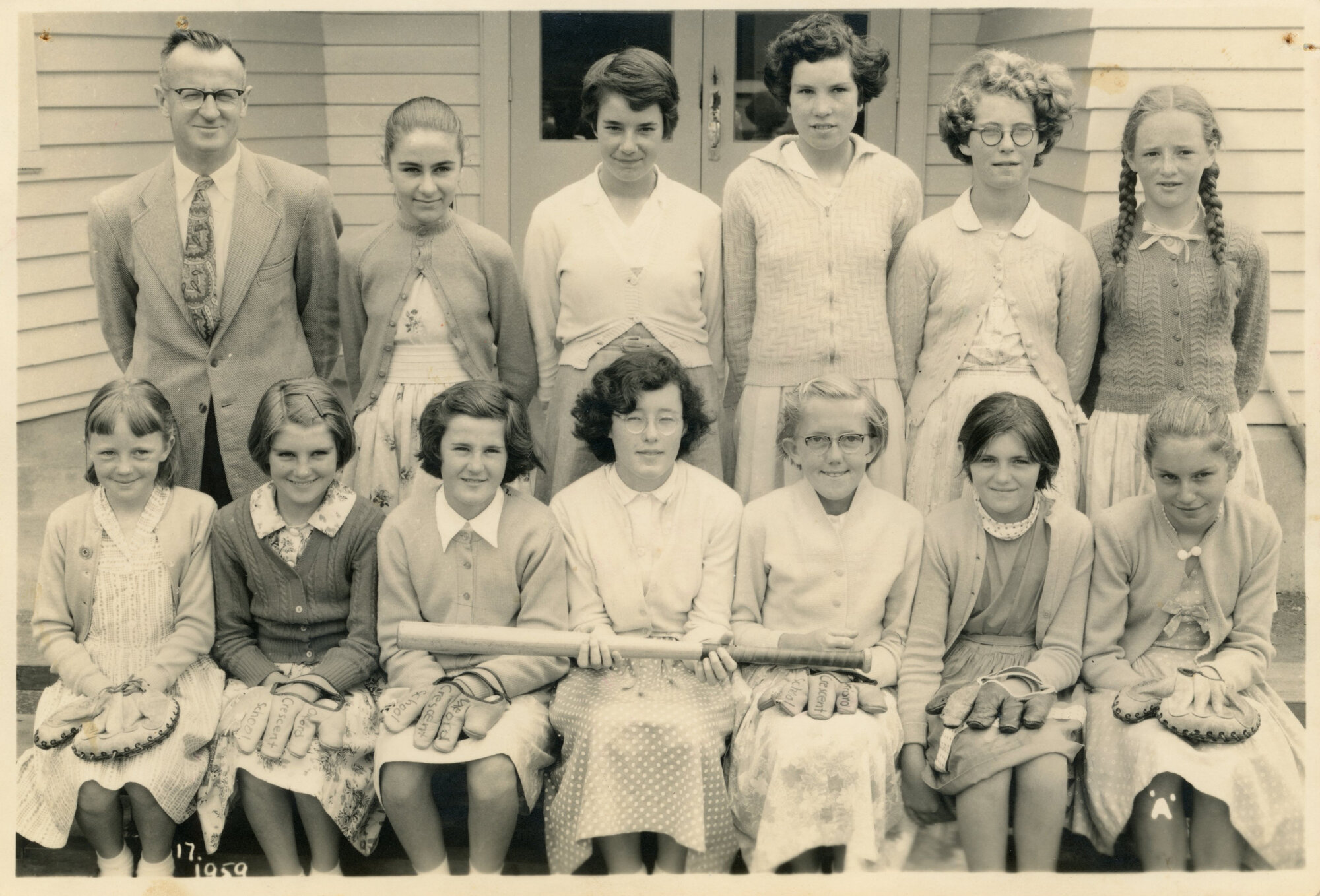 Oxford Crescent School; Softball Team; 1959
