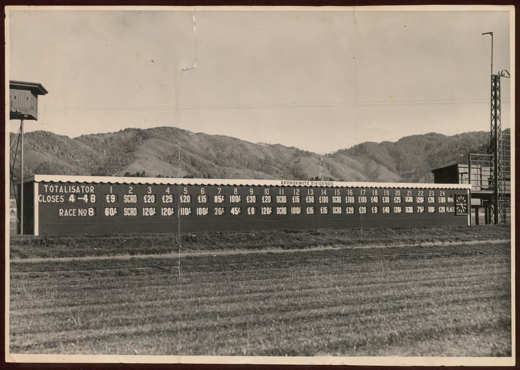 Totalisator; Trentham Racecourse; no date