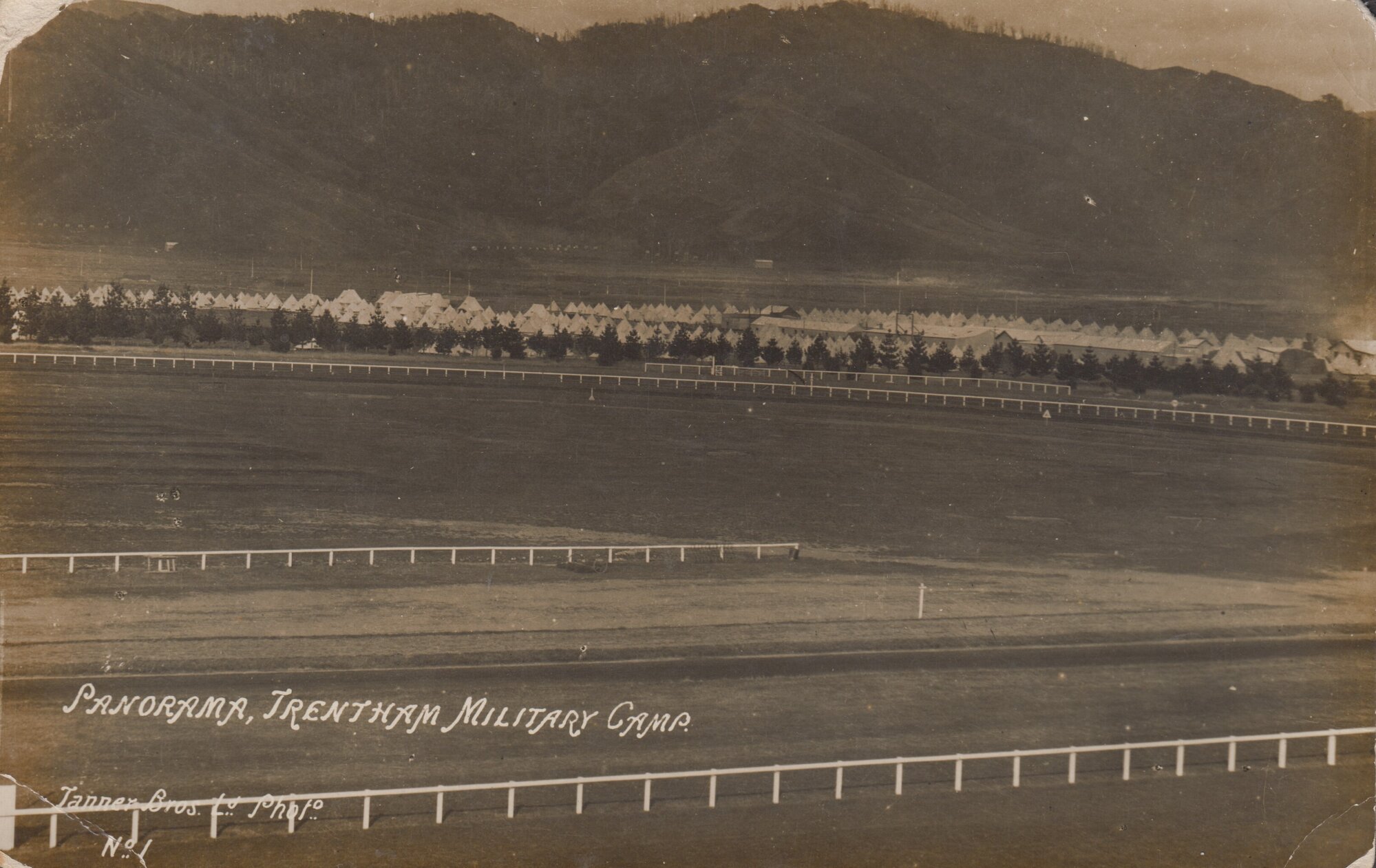 Panorama Trentham Military Camp; No date