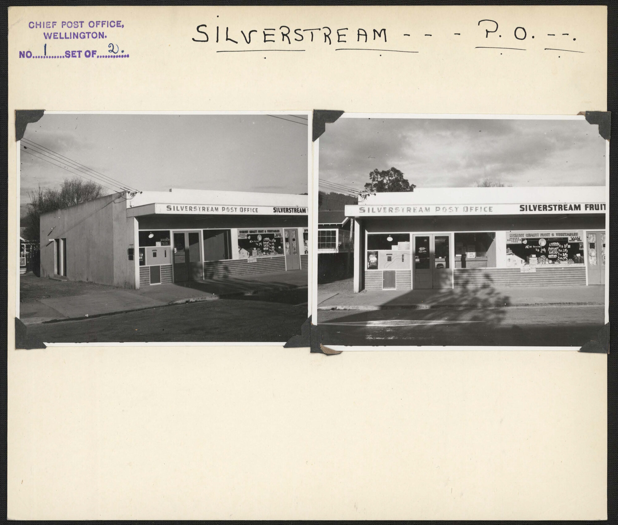 Silverstream Post Office; ca. 1970