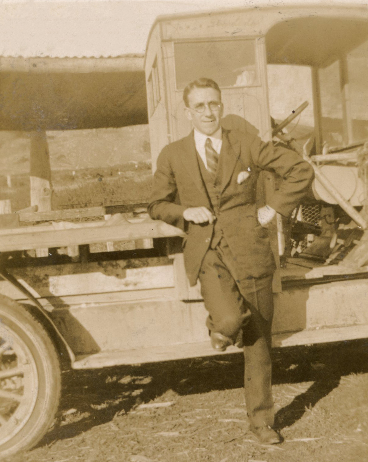 H. A (Bert) Cochrane in Upper Hutt; 1932