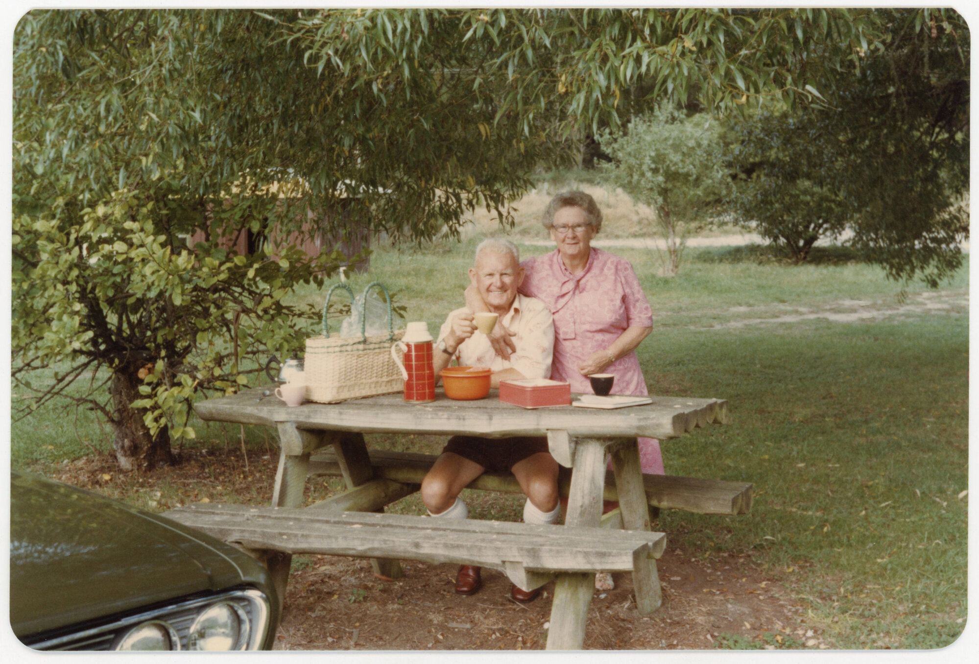 Len Benge and Jessie Munn (nee Benge); ca 1970s