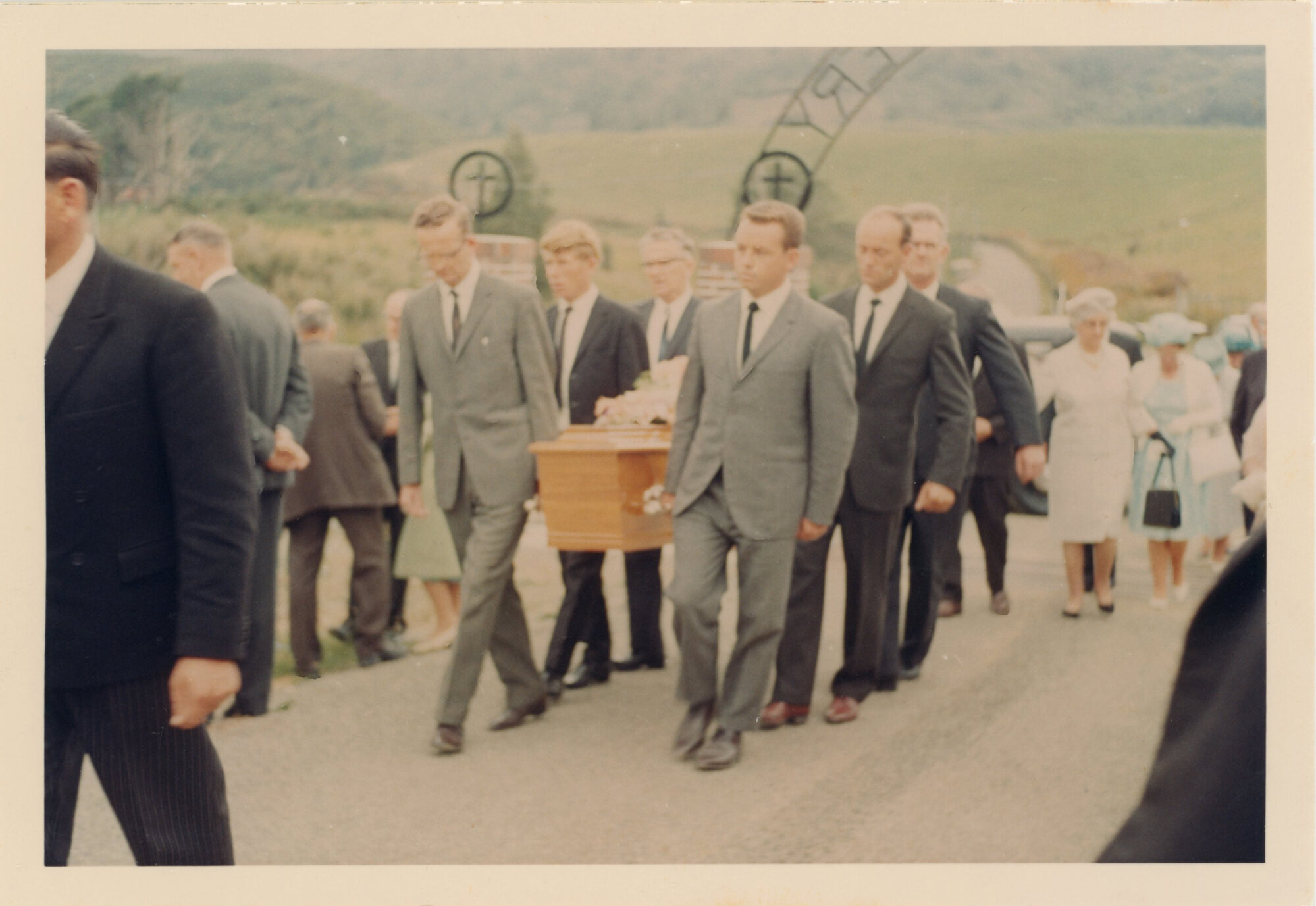 Funeral of J.A. Hazelwood; 1972 [?]