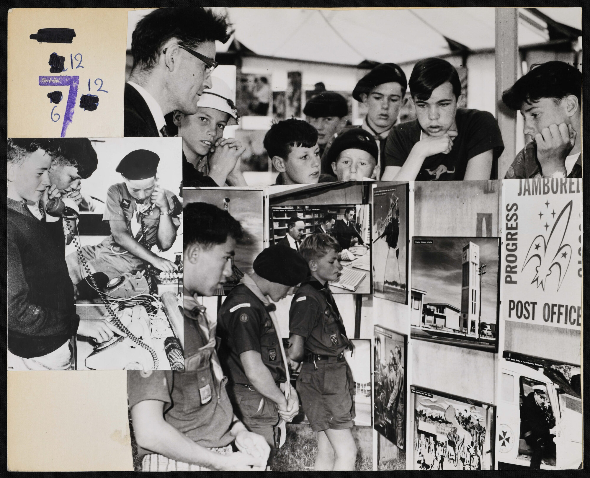 Scout Jamboree Trentham Memorial Park - Post office Technical Display; 1966 
