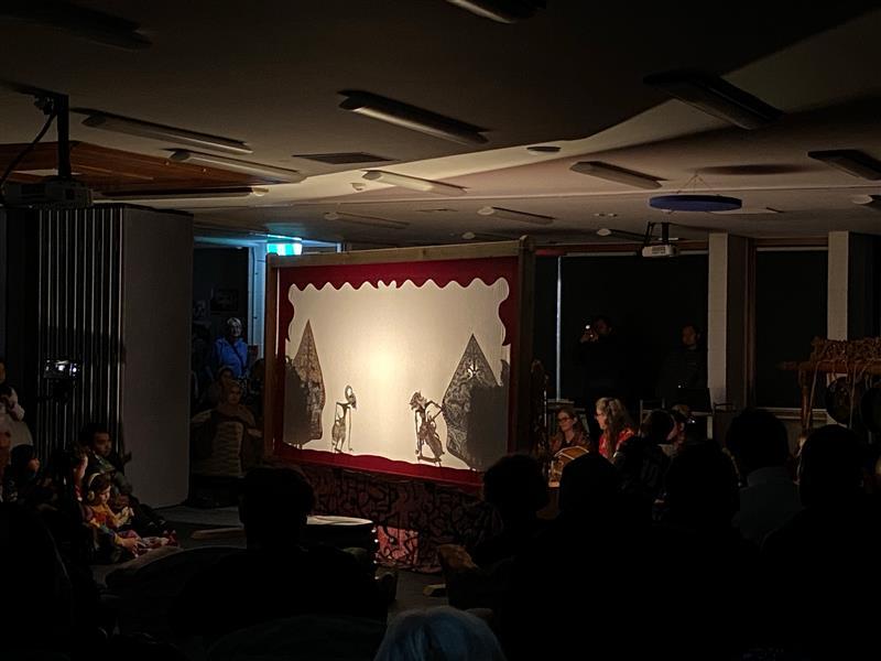 Upper Hutt Libraries; Wayang Kulit Performance of Ciptoning; November 2023