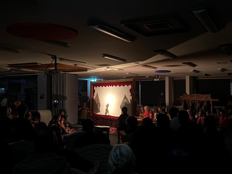 Upper Hutt Libraries; Wayang Kulit Performance of Ciptoning; November 2023