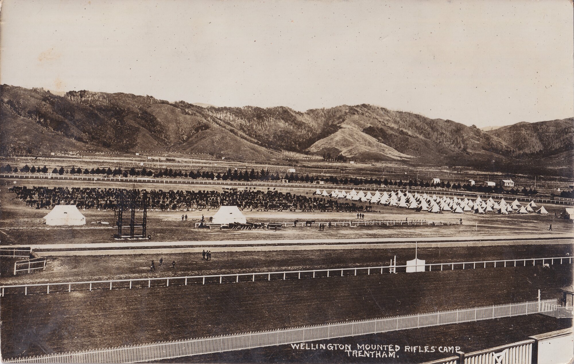 Wellington Mounted Rifles Camp; Trentham; No date