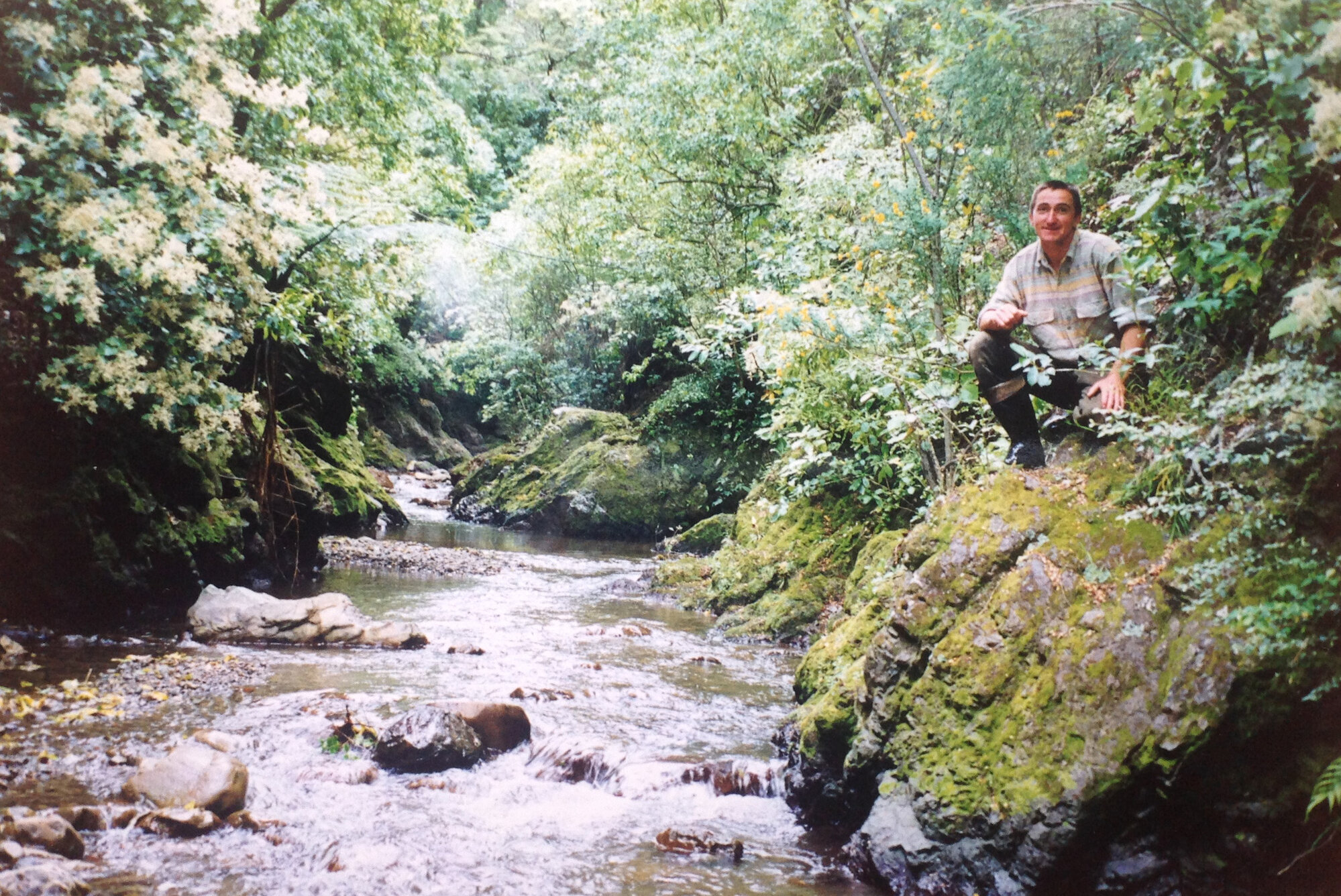 Remnants of Dam from David Benge's Mill; ca. 2000s