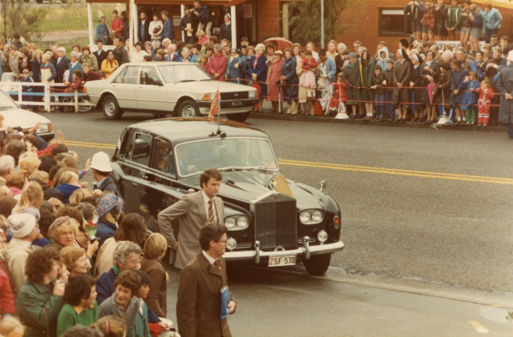 Royal Visit; Prince Charles and Princess Diana; 1983