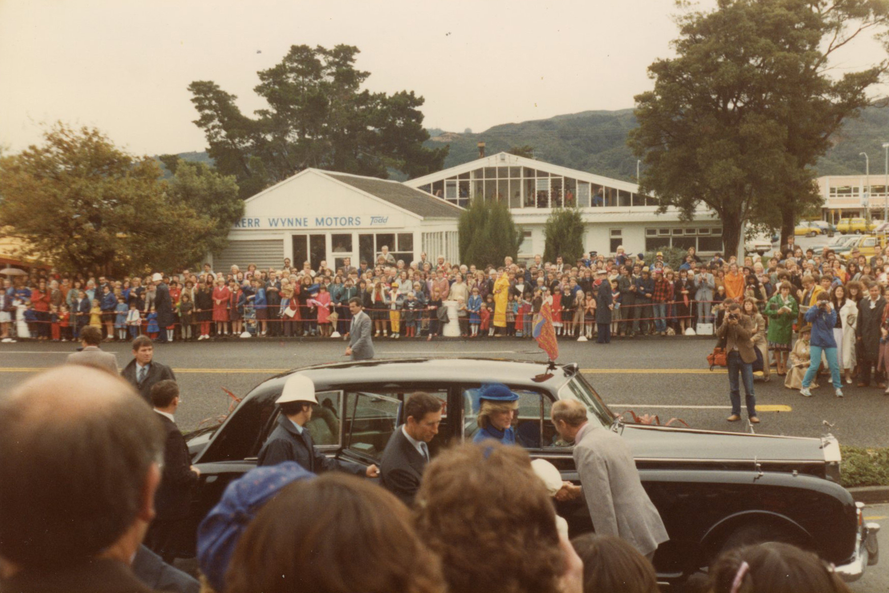 Royal Visit; Prince Charles and Princess Diana; 1983