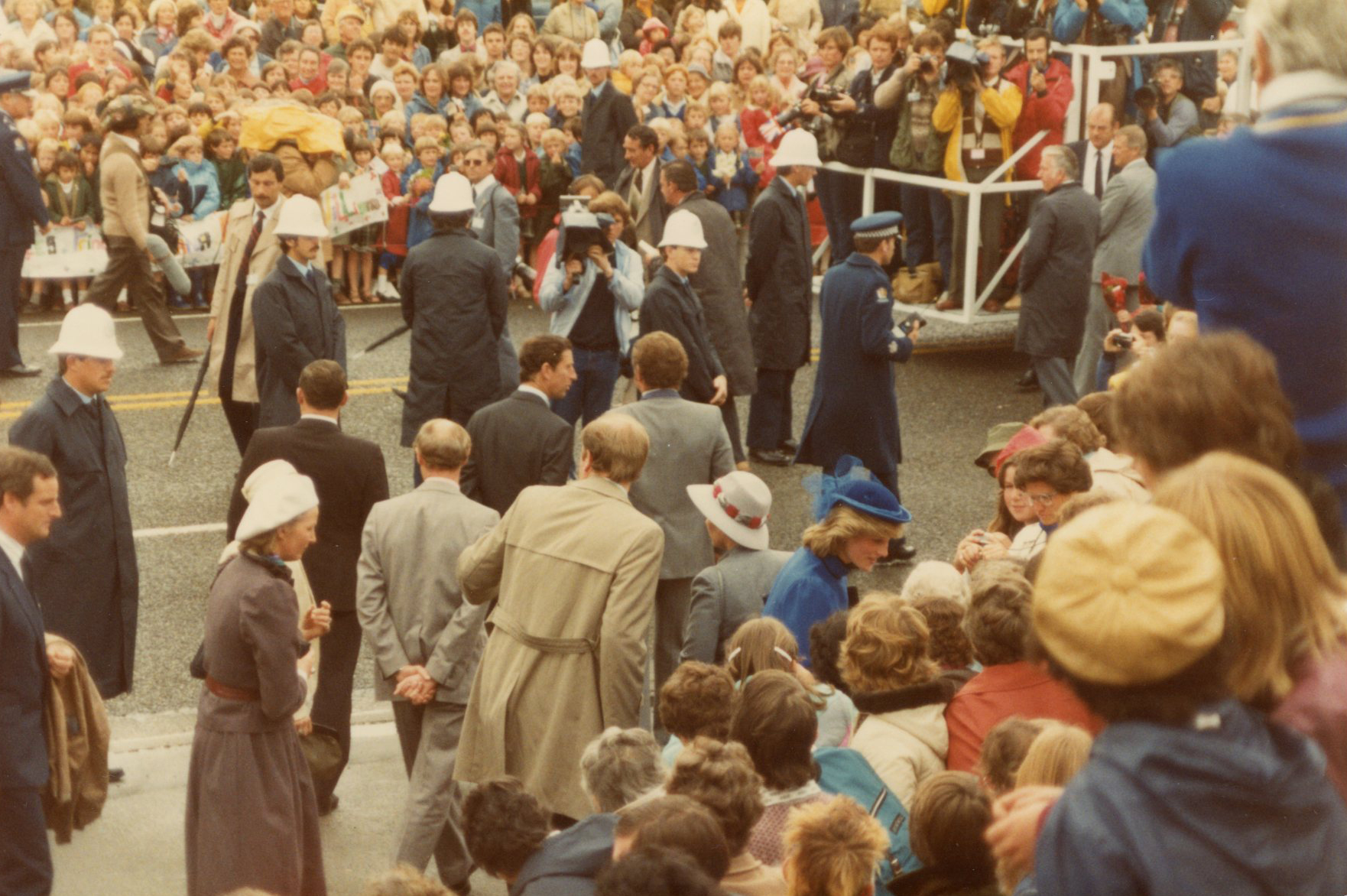 Royal Visit; Prince Charles and Princess Diana; 1983