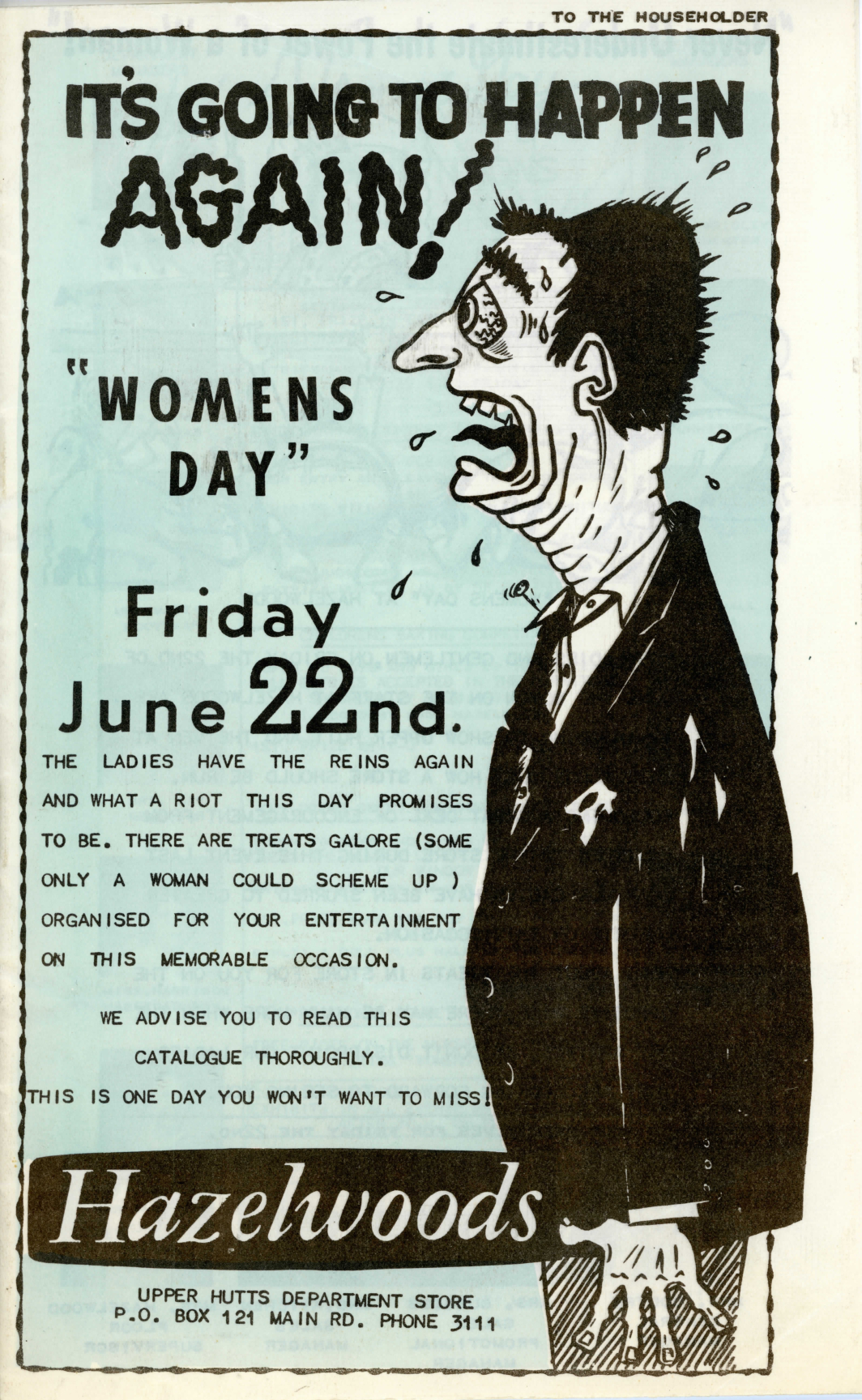 Hazelwoods Women's Day promotional booklet, June 1962