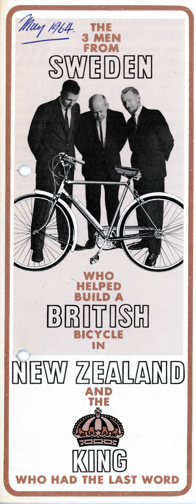 Hazelwoods bicycle flyer, May 1964