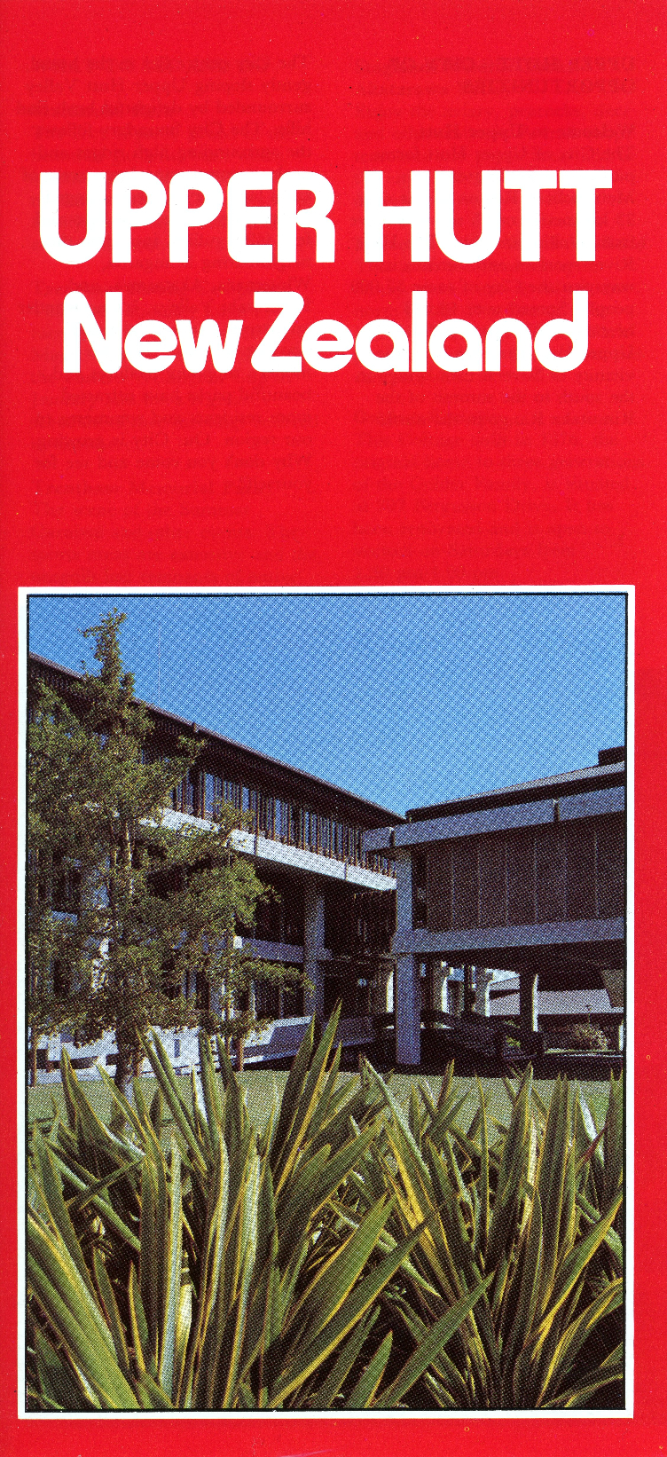 Upper Hutt New Zealand Brochure; ca. 1990s