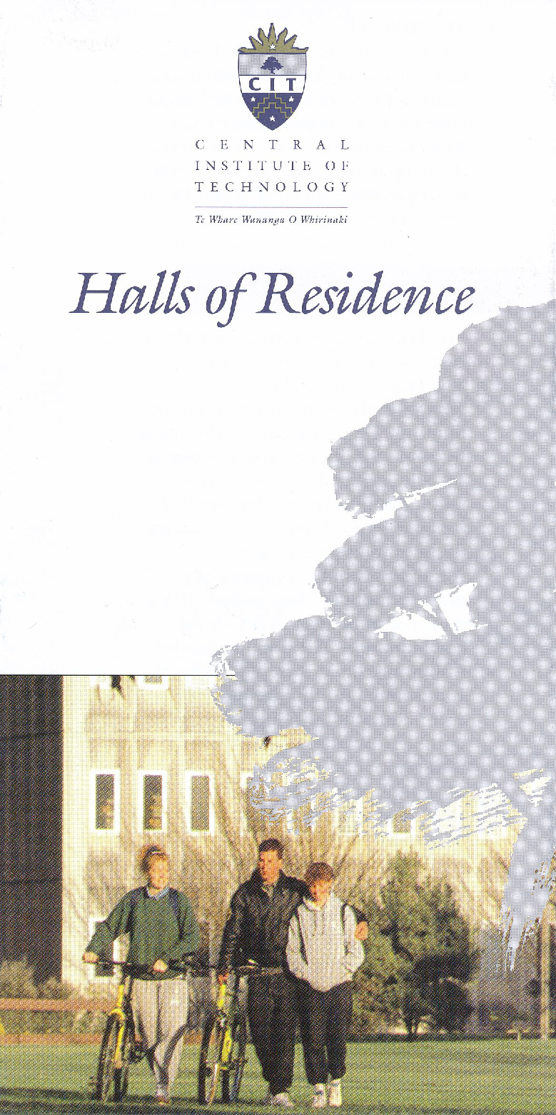 CIT Halls of Residence brochure; ca 1993