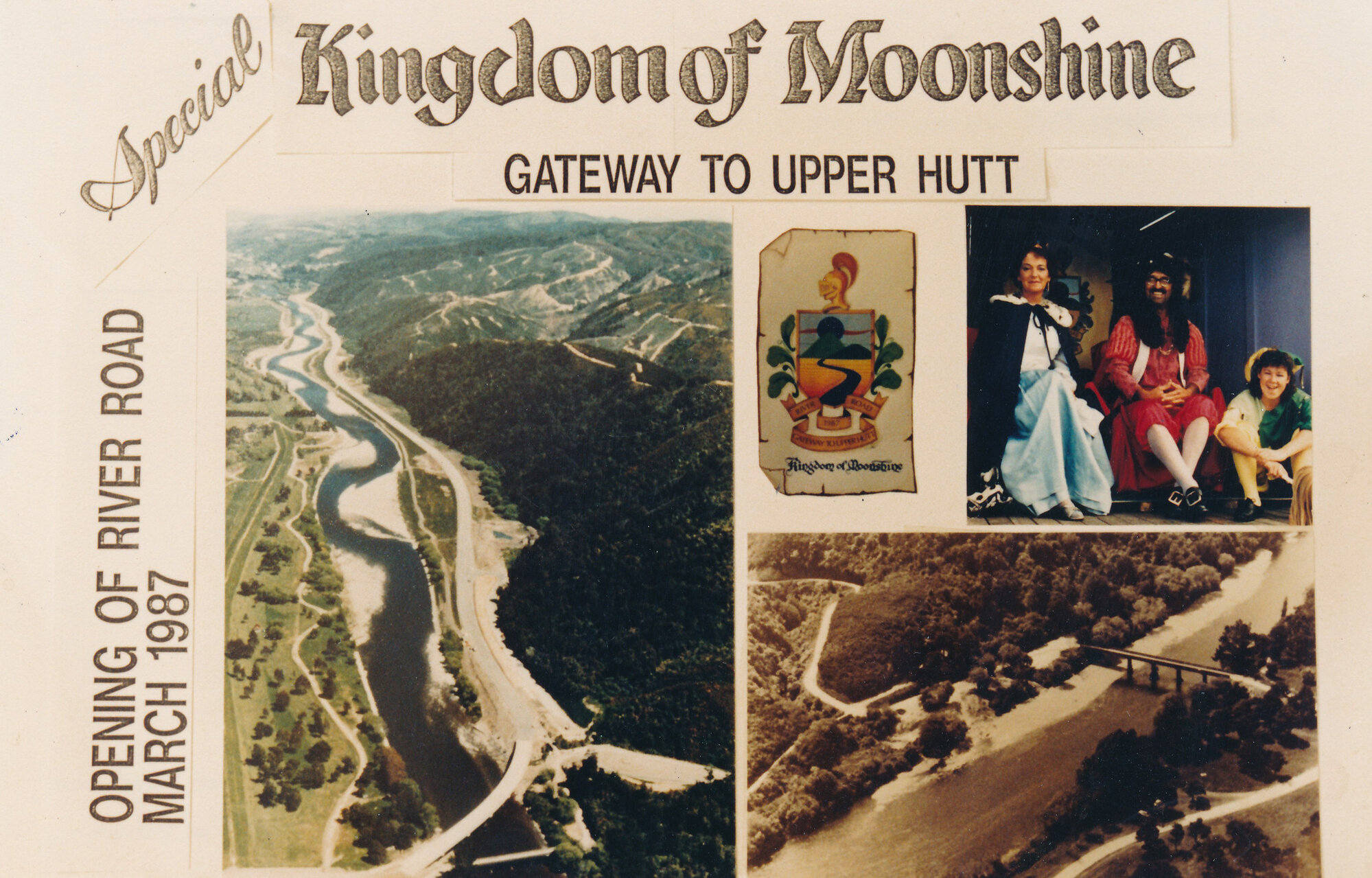 Kingdom of Moonshine, River Road Opening Celebration Postcard; 1987