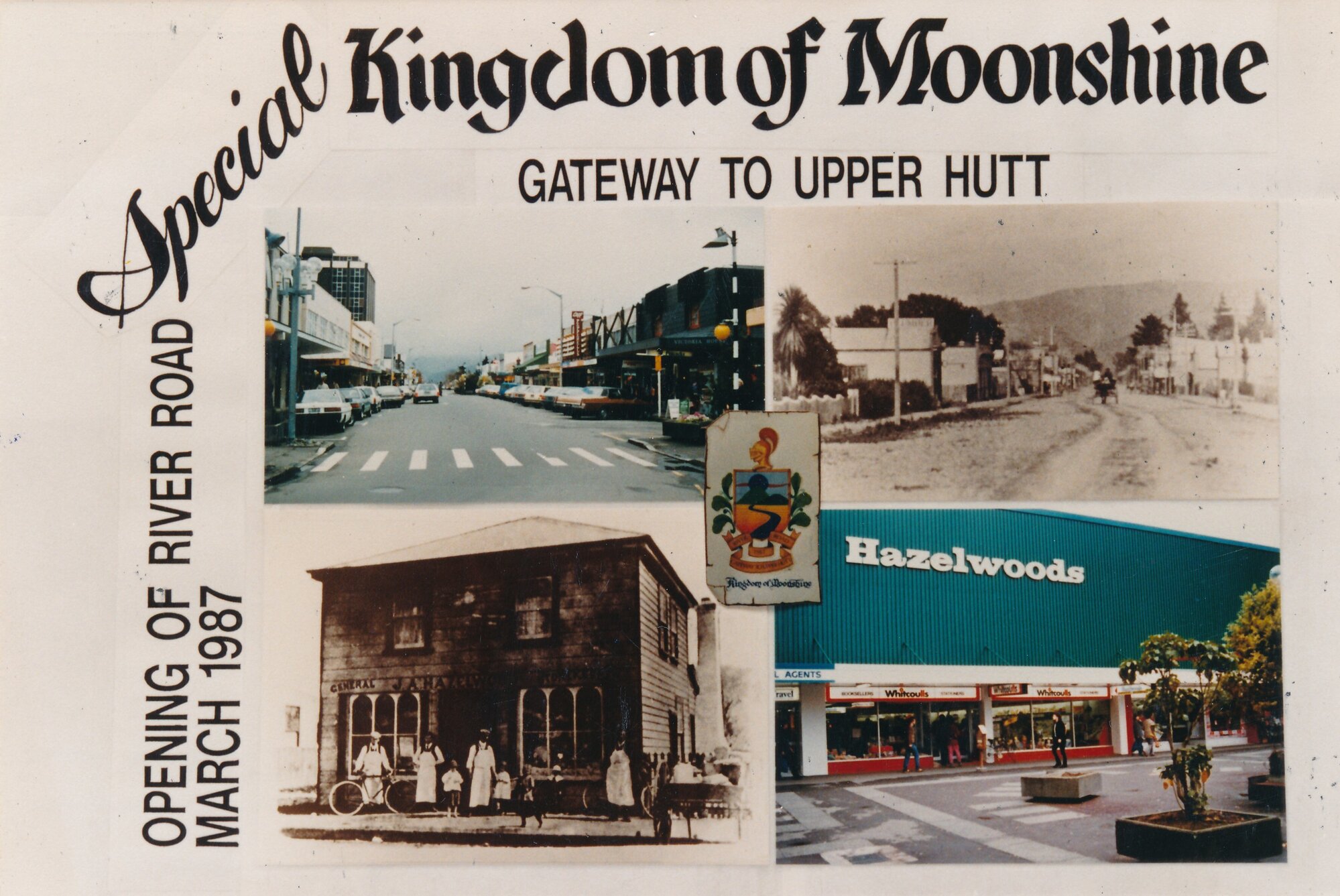 Kingdom of Moonshine, River Road Opening Celebration Postcard; 1987