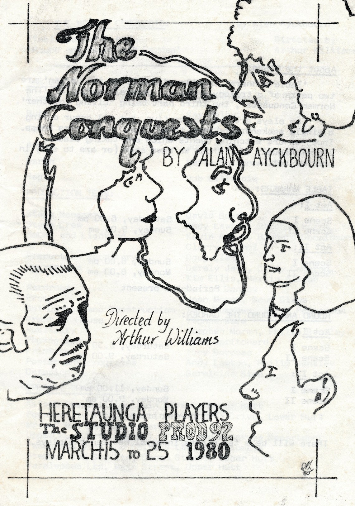 Heretaunga Players; Programme: The Norman Conquests