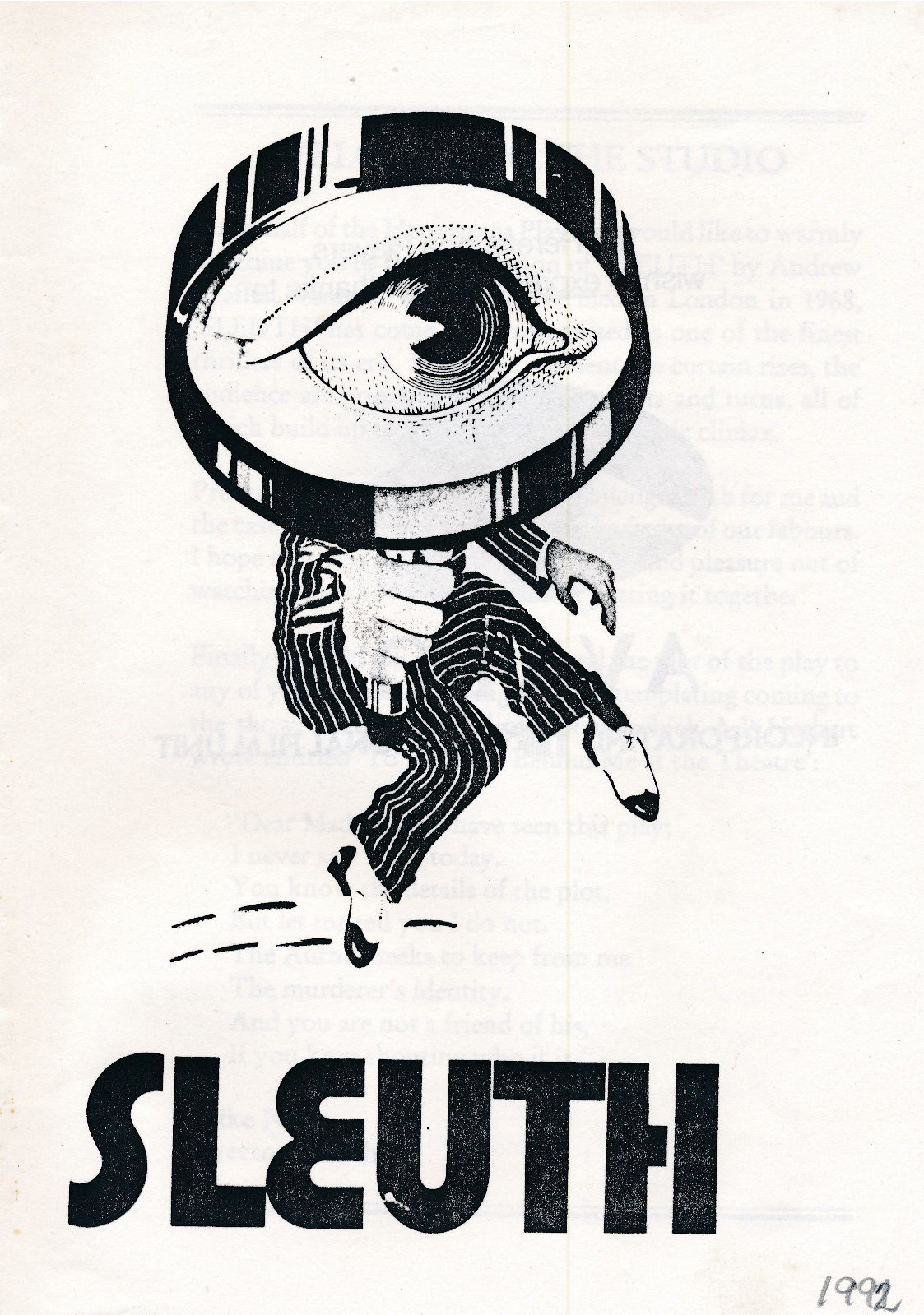 Heretaunga Players; Programme; Sleuth