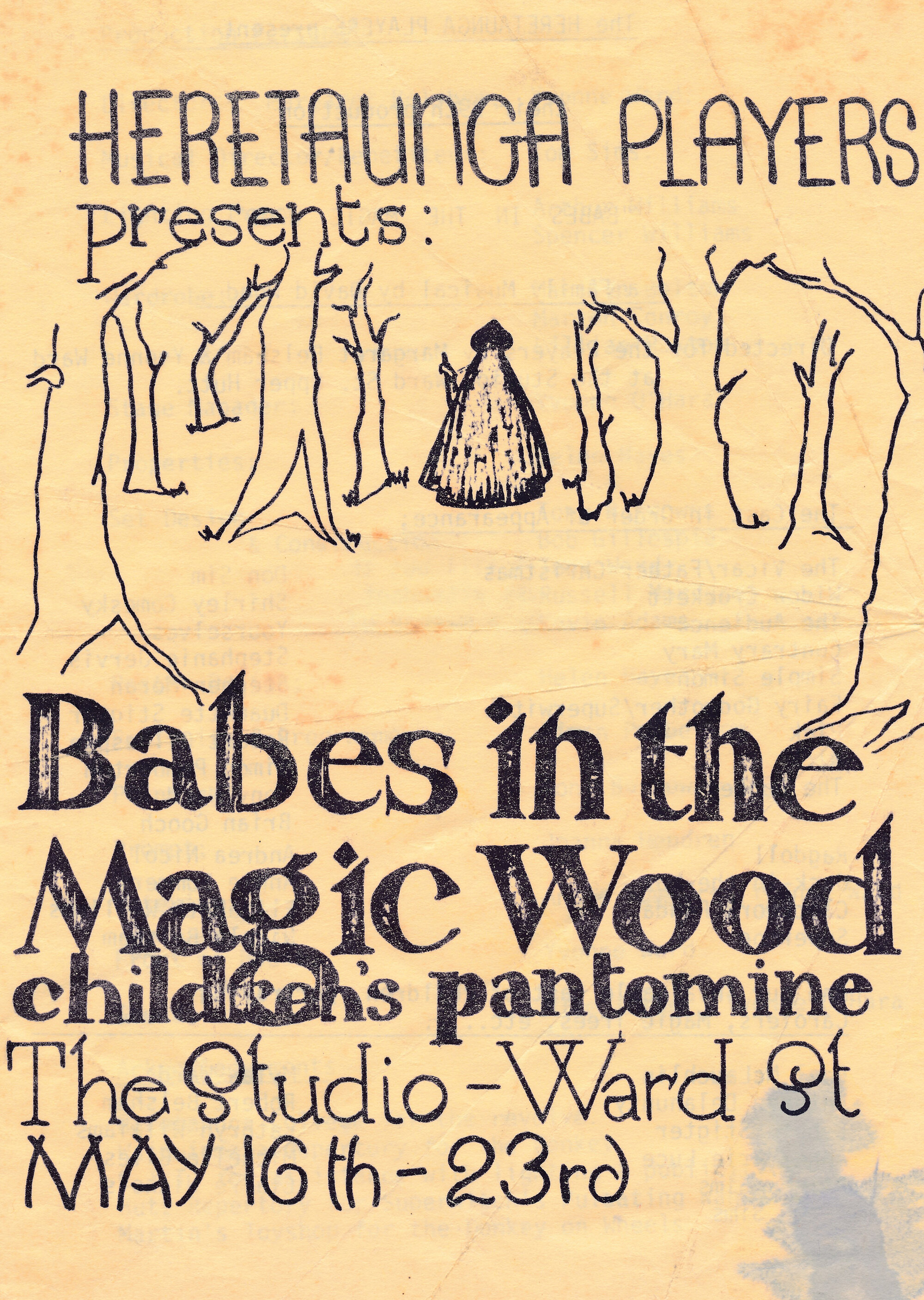 Heretaunga Players; Babes in the Magic Wood; Programme
