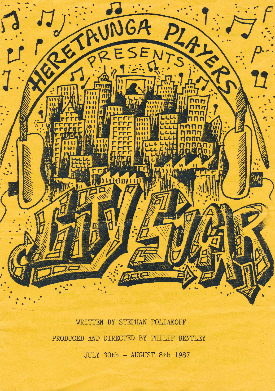 Heretaunga Players; Programme: City Sugar