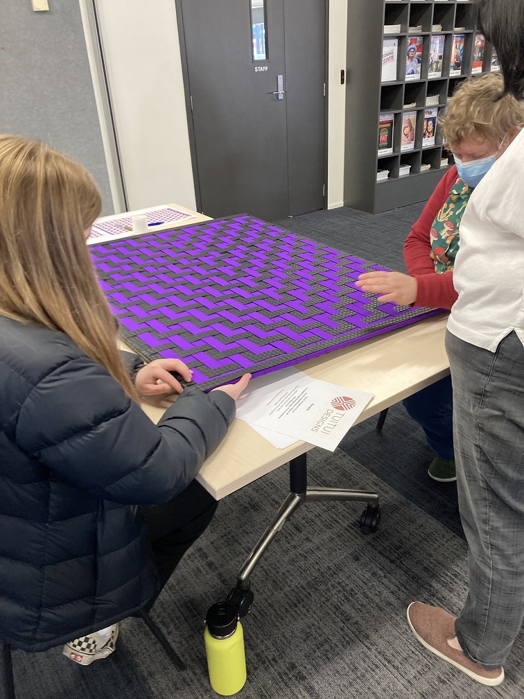 Upper Hutt Libraries; Tukutuku Panel Workshop; June 2024