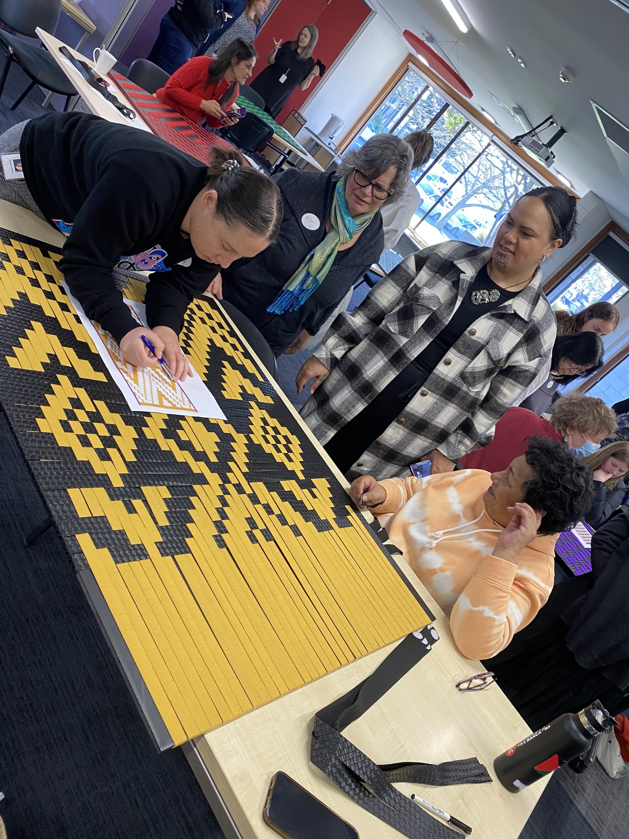 Upper Hutt Libraries; Tukutuku Panel Workshop; June 2024