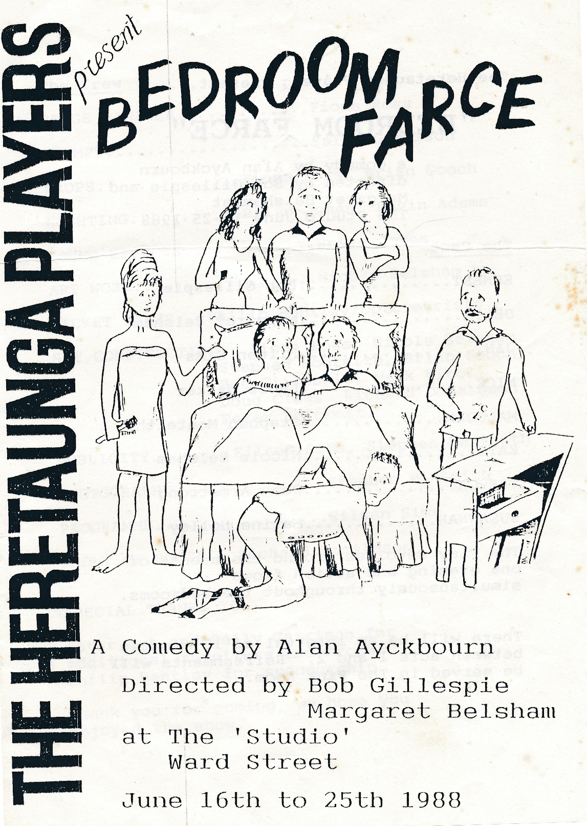 Heretaunga Players; Bedroom Farce; 1988