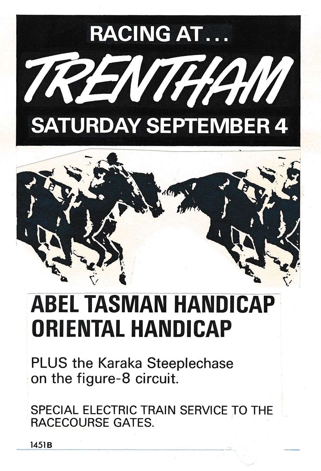 Wellington Racing Club; Advertising Mock Up