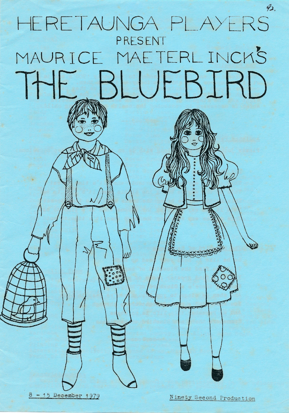 Heretaunga Players; The Bluebird; Programme