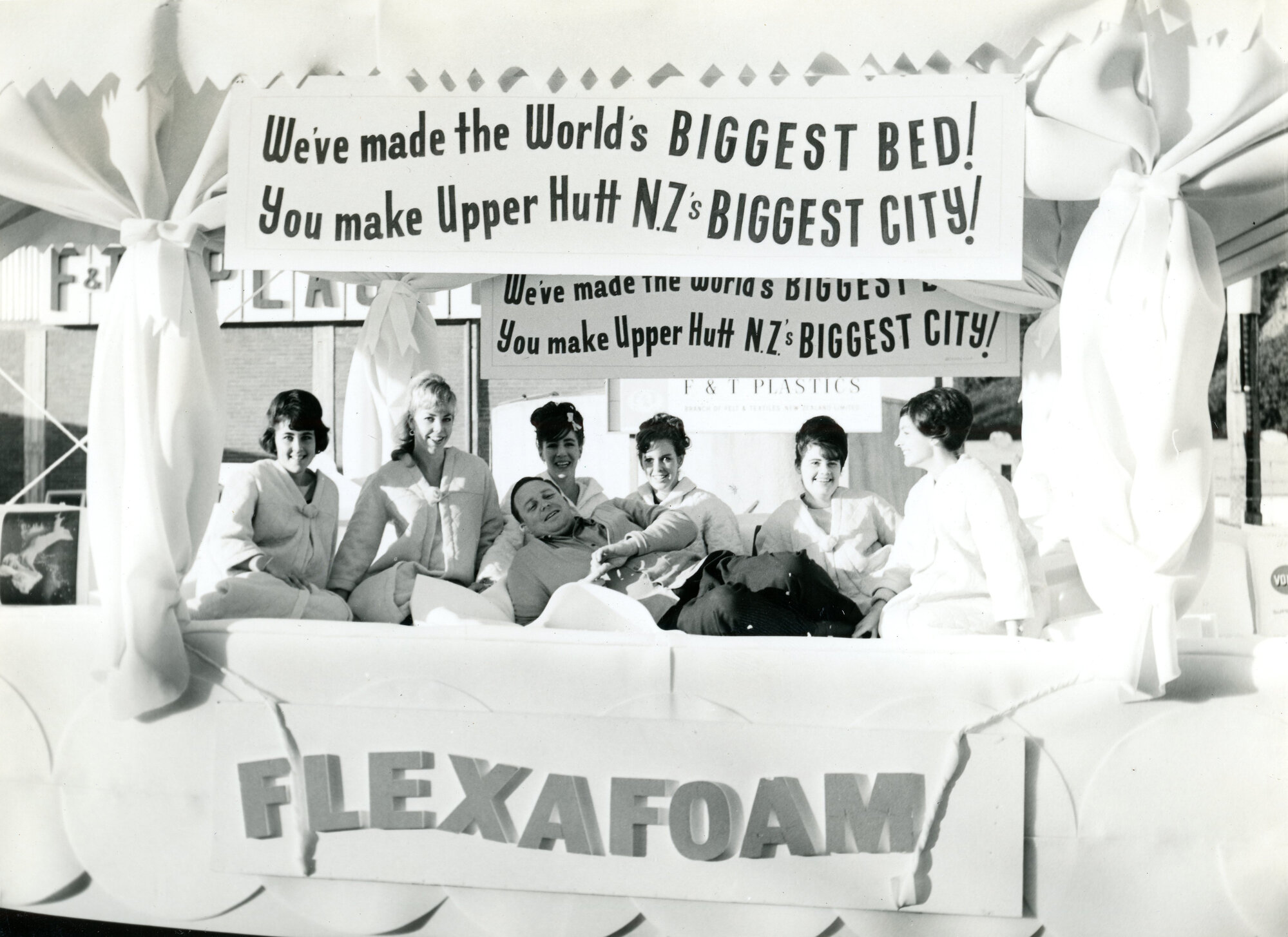 Felt and Textiles Float; City Status Procession; 1966