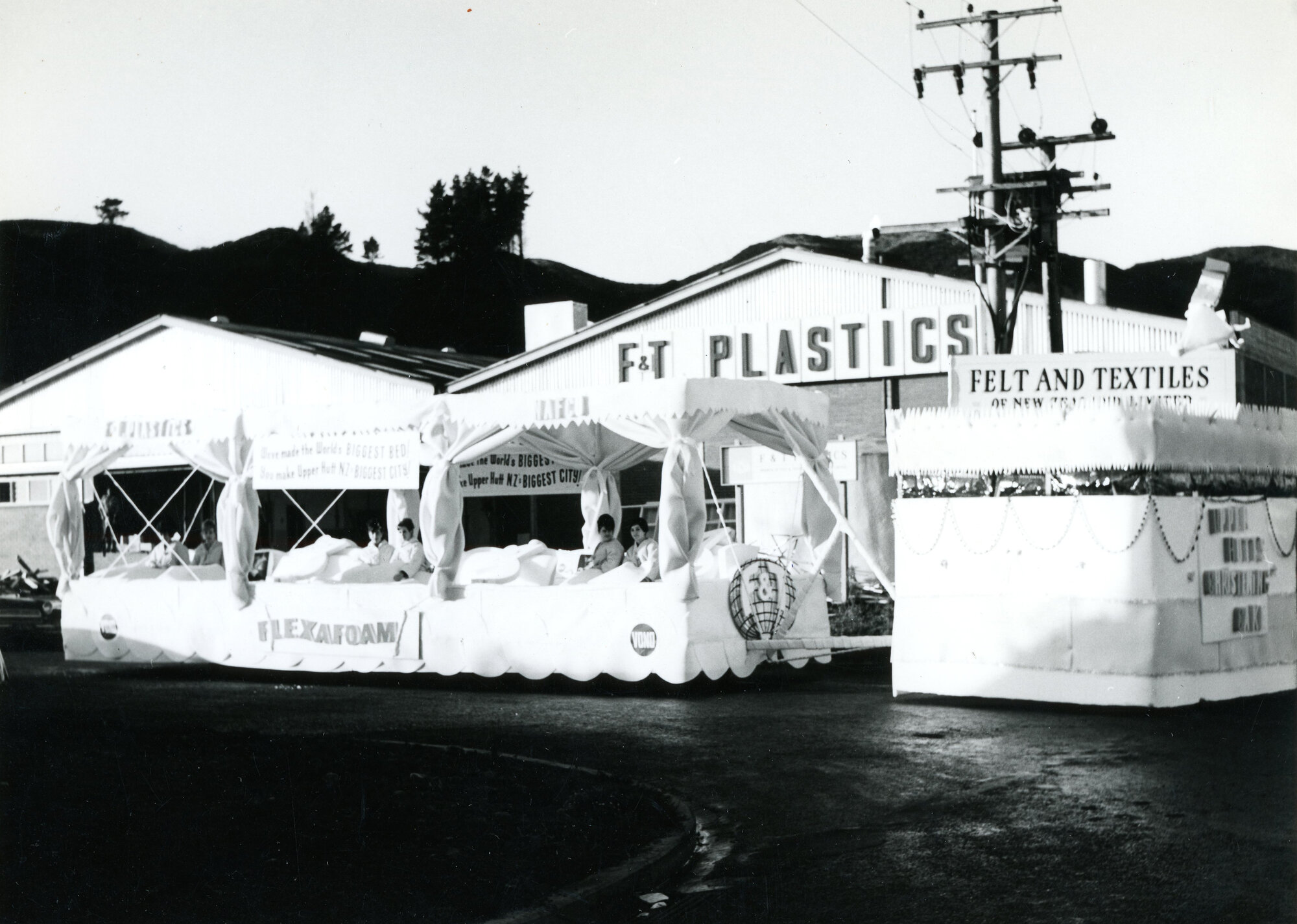 Felt and Textiles Float; City Status Procession; 1966