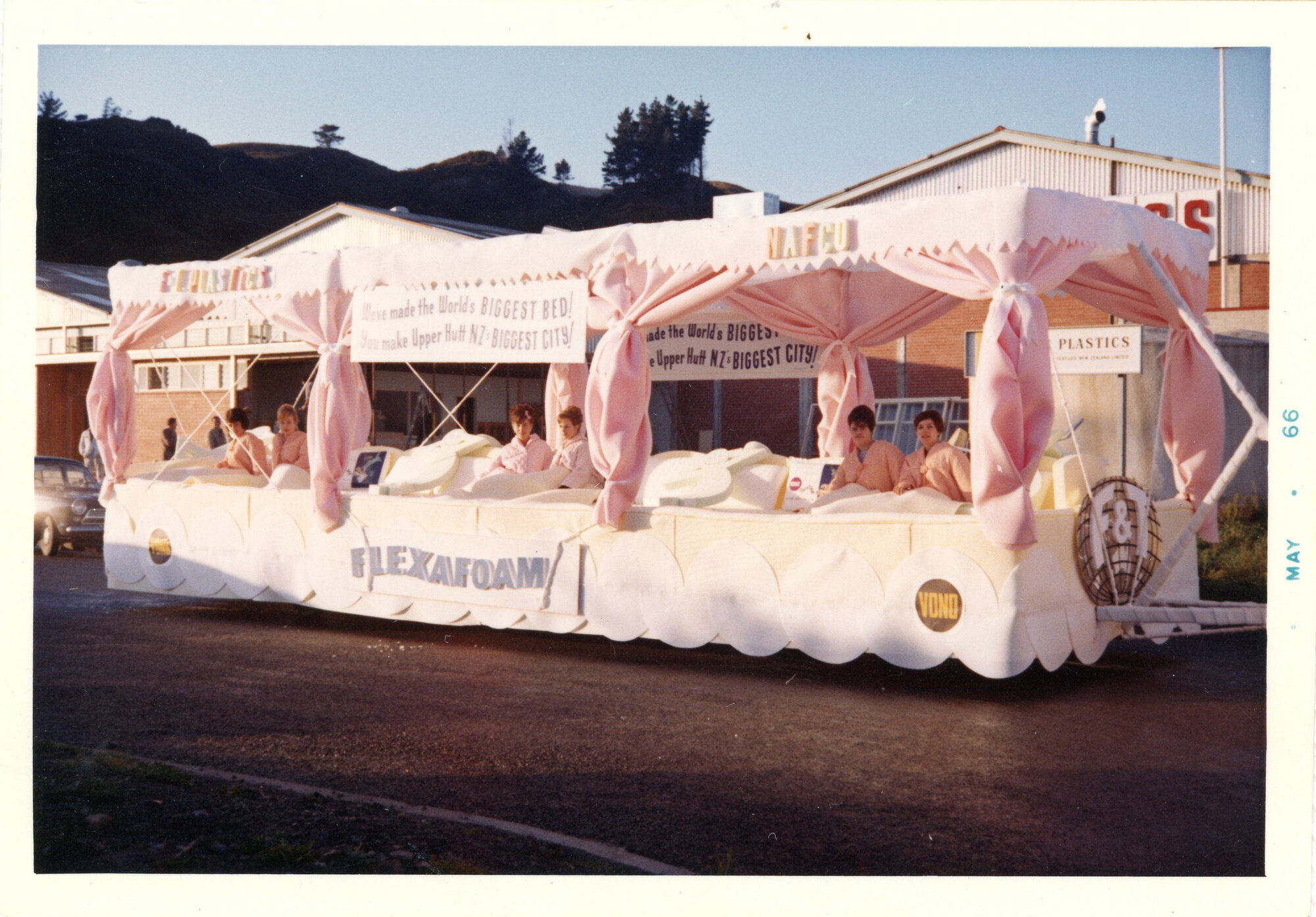 Felt and Textiles Float; City Status Procession; 1966