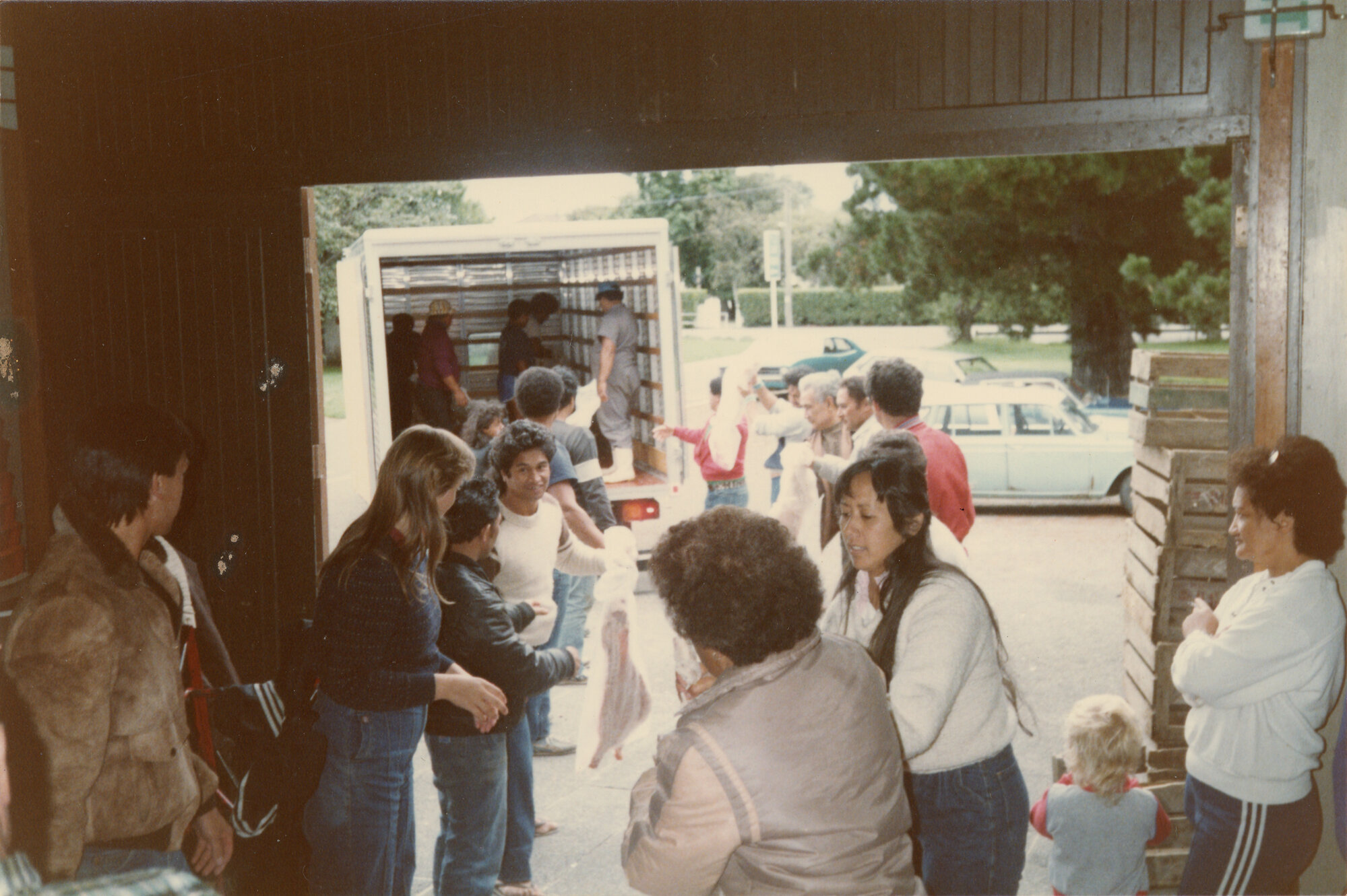 General Motors; Food Parcels for Workers on Strike; ca. 1986