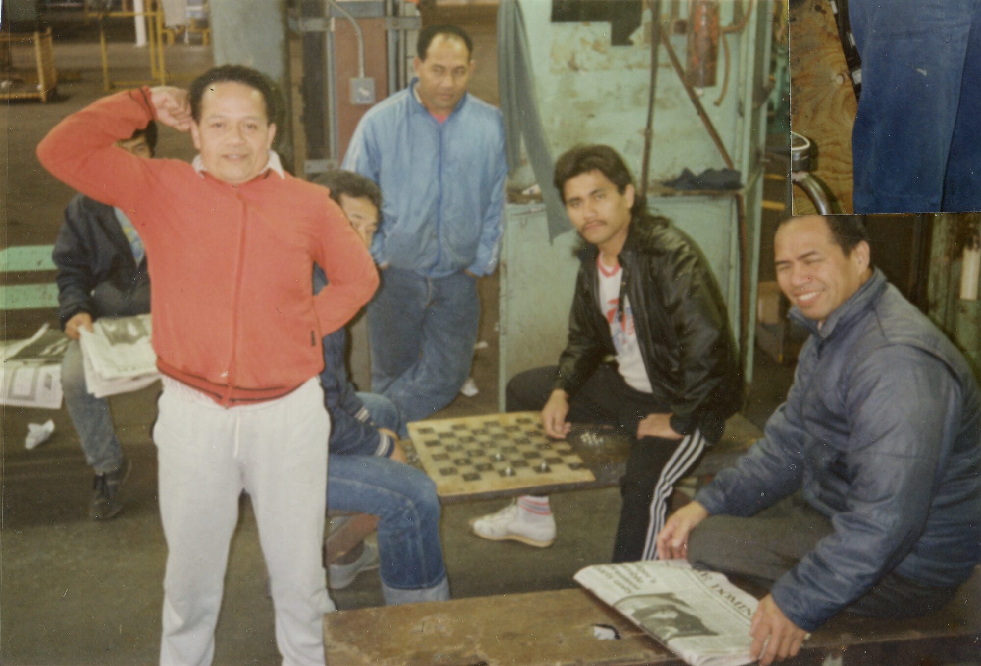 General Motors; Employees on Break; ca. 1990