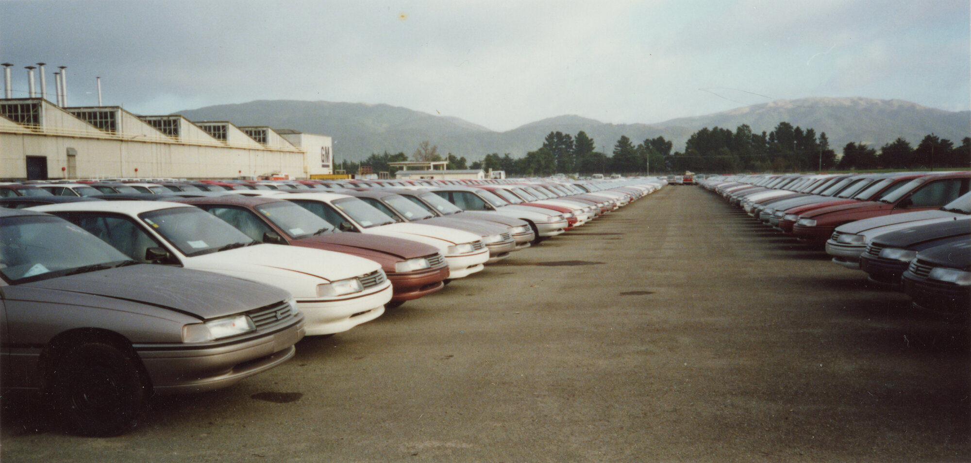 General Motors; Vehicle Yard; ca. 1988-1990