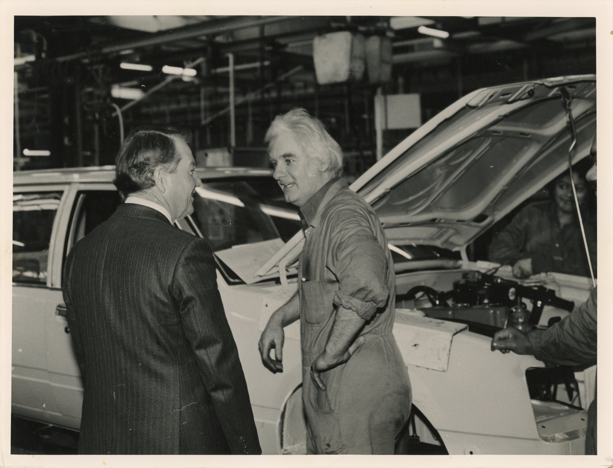 General Motors; Prime Minister Bill Rowling; ca. 1974-1975