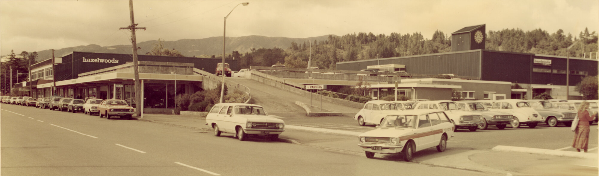 Colin Gibbs Photograph Album; Hazelwoods Carpark; 1974 