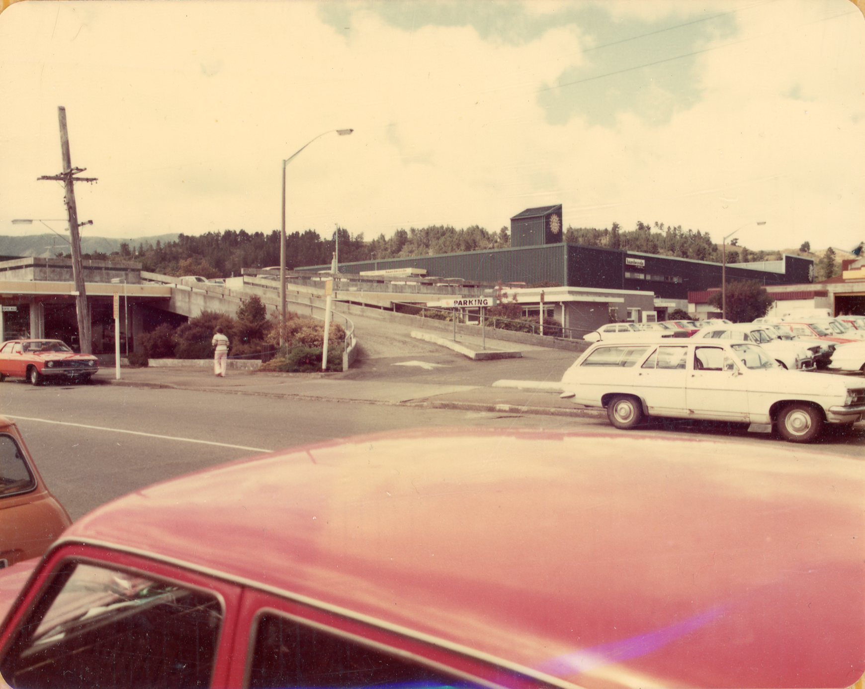 Colin Gibbs Photograph Album; Hazelwoods Carpark; 1974