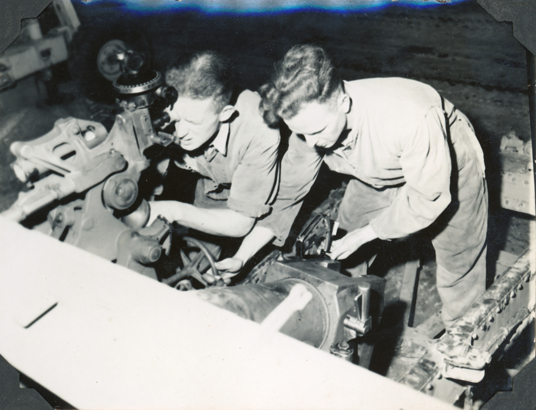 Trentham Military Camp; 6 Pdr. Twin Gun; ca. 1947-1955