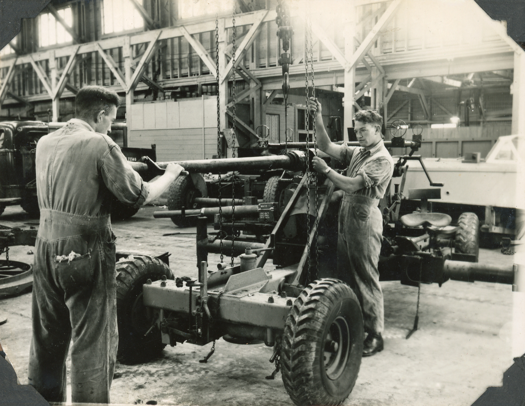 Trentham Military Camp; Private Stone and Private Chapman; ca. 1947-1955