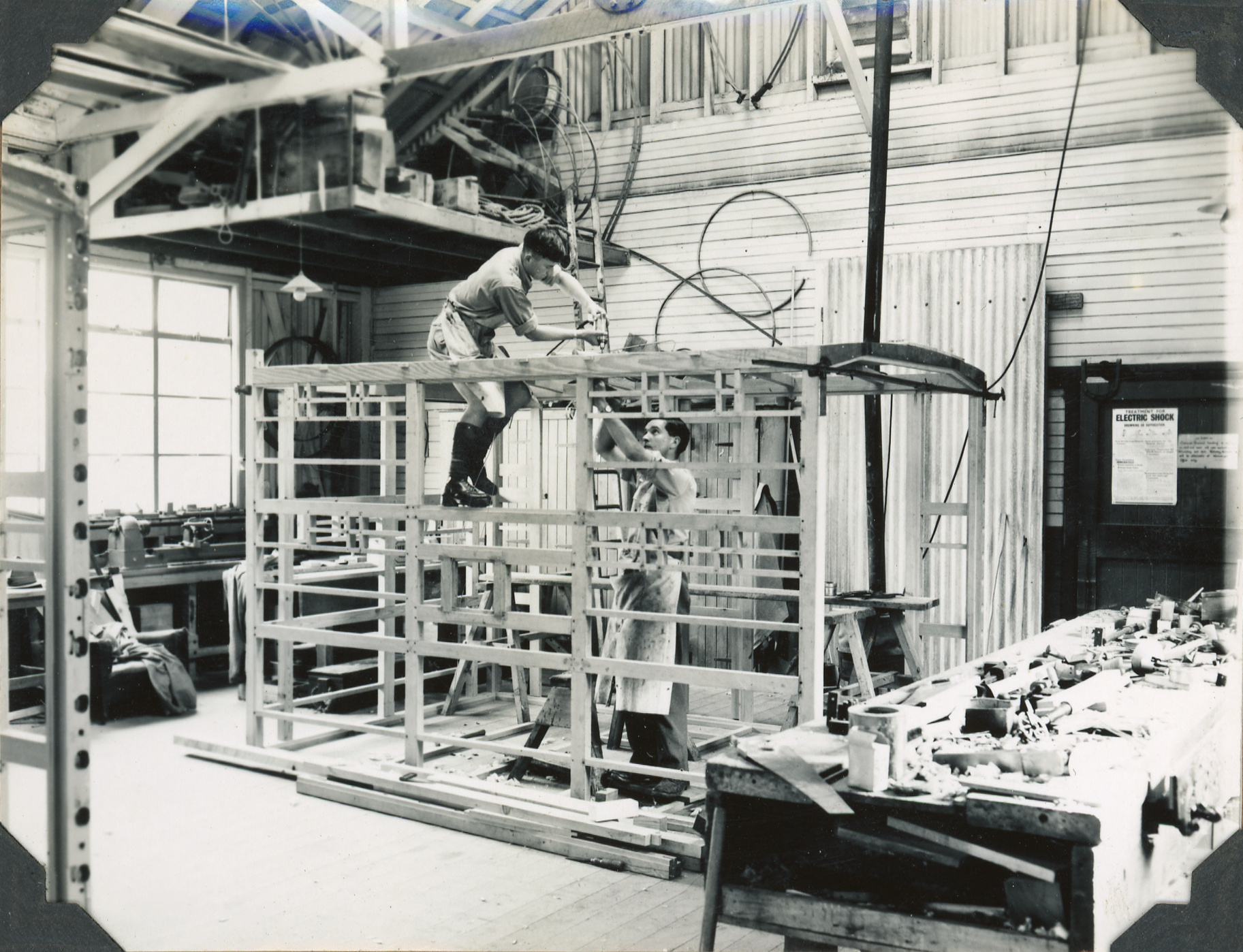 Trentham Military Camp; Corporal Watson and Cadet; ca. 1947-1955