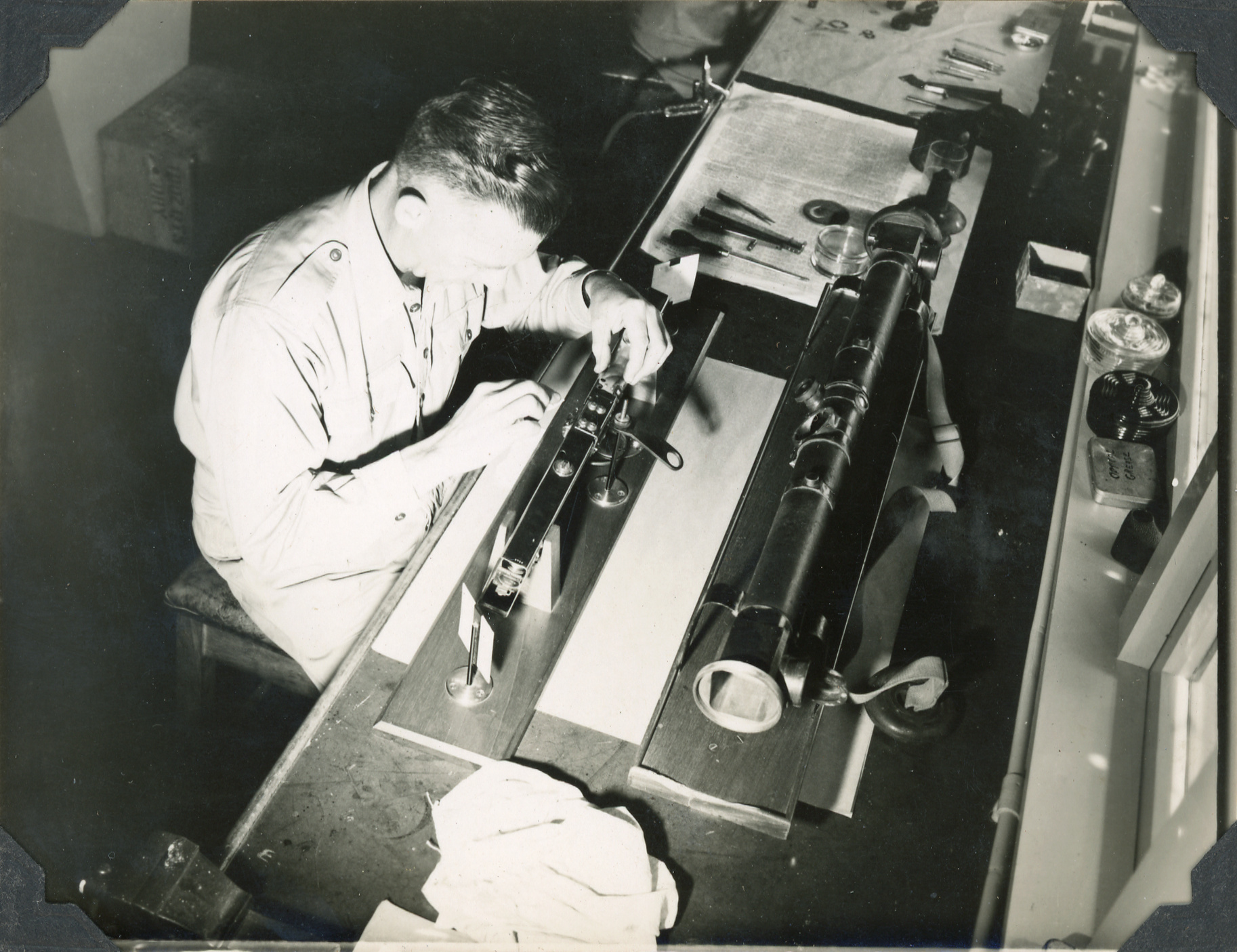 Trentham Military Camp; Sergeant Littlejohn; ca. 1947-1955