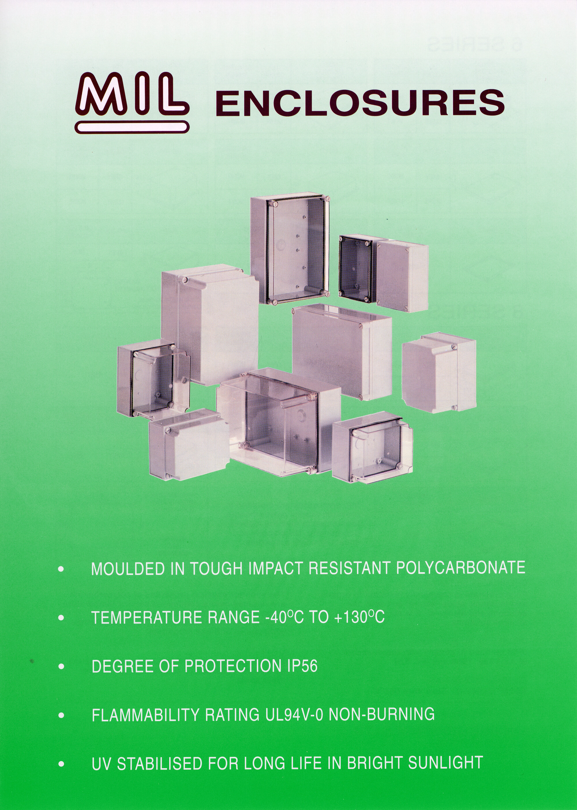 McCabe Industries Ltd; MIL Enclosures Flyer; ca. 1980s