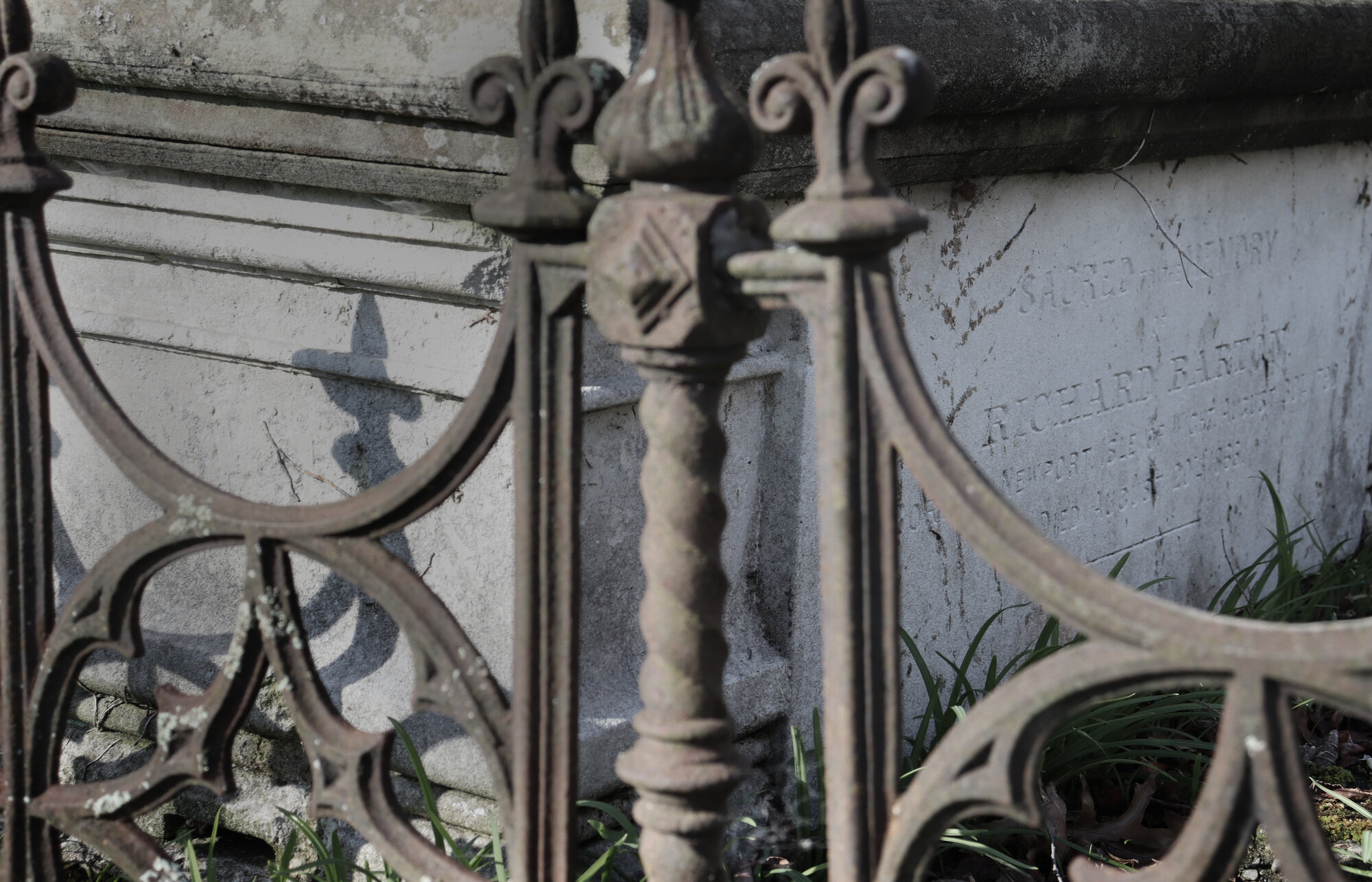 Grave of Richard Barton; St John's Anglican Church; Trentham