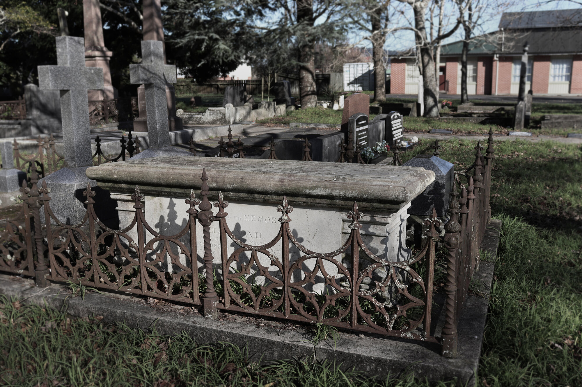 Grave of Hannah Barton; St John's Anglican Church; Trentham