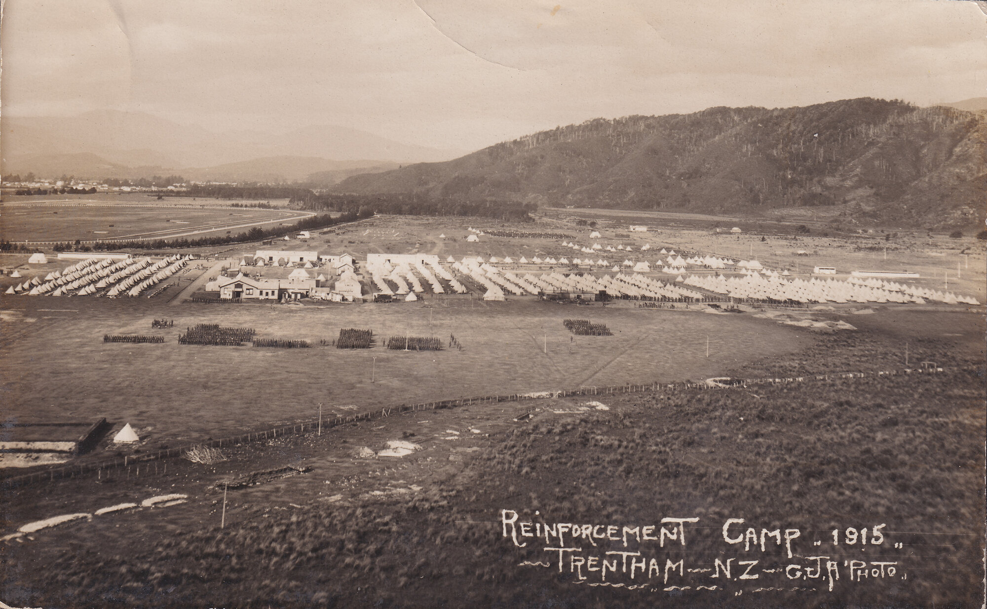 Trentham Military Camp; 1915