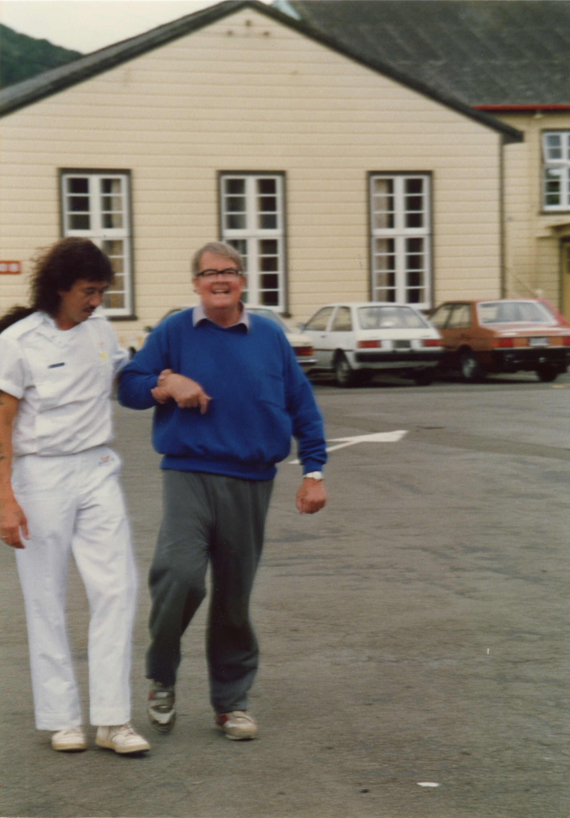 Silverstream Hospital; Orderly and Patient; 1988