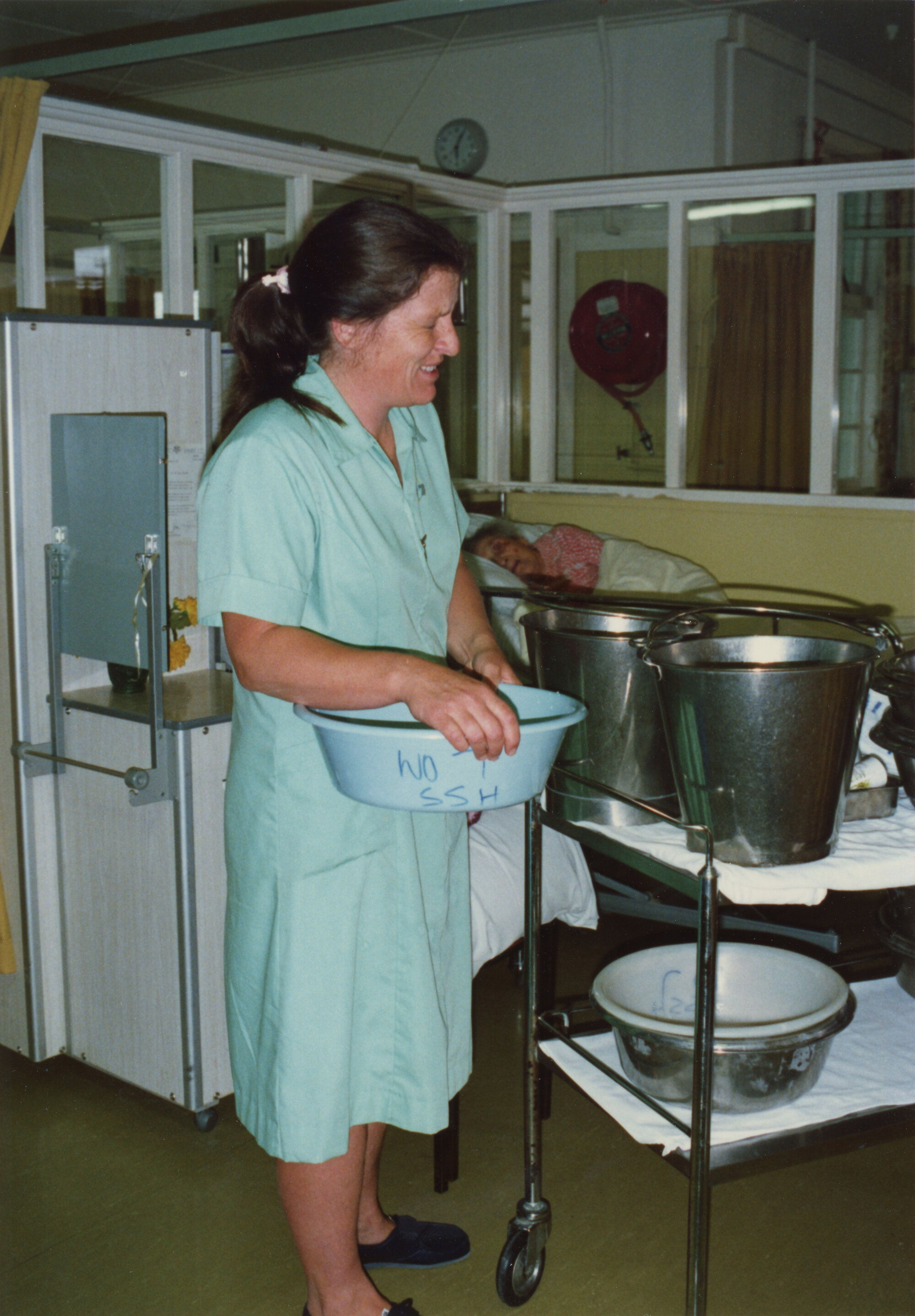 Silverstream Hospital; Kay with Buckets; 1988